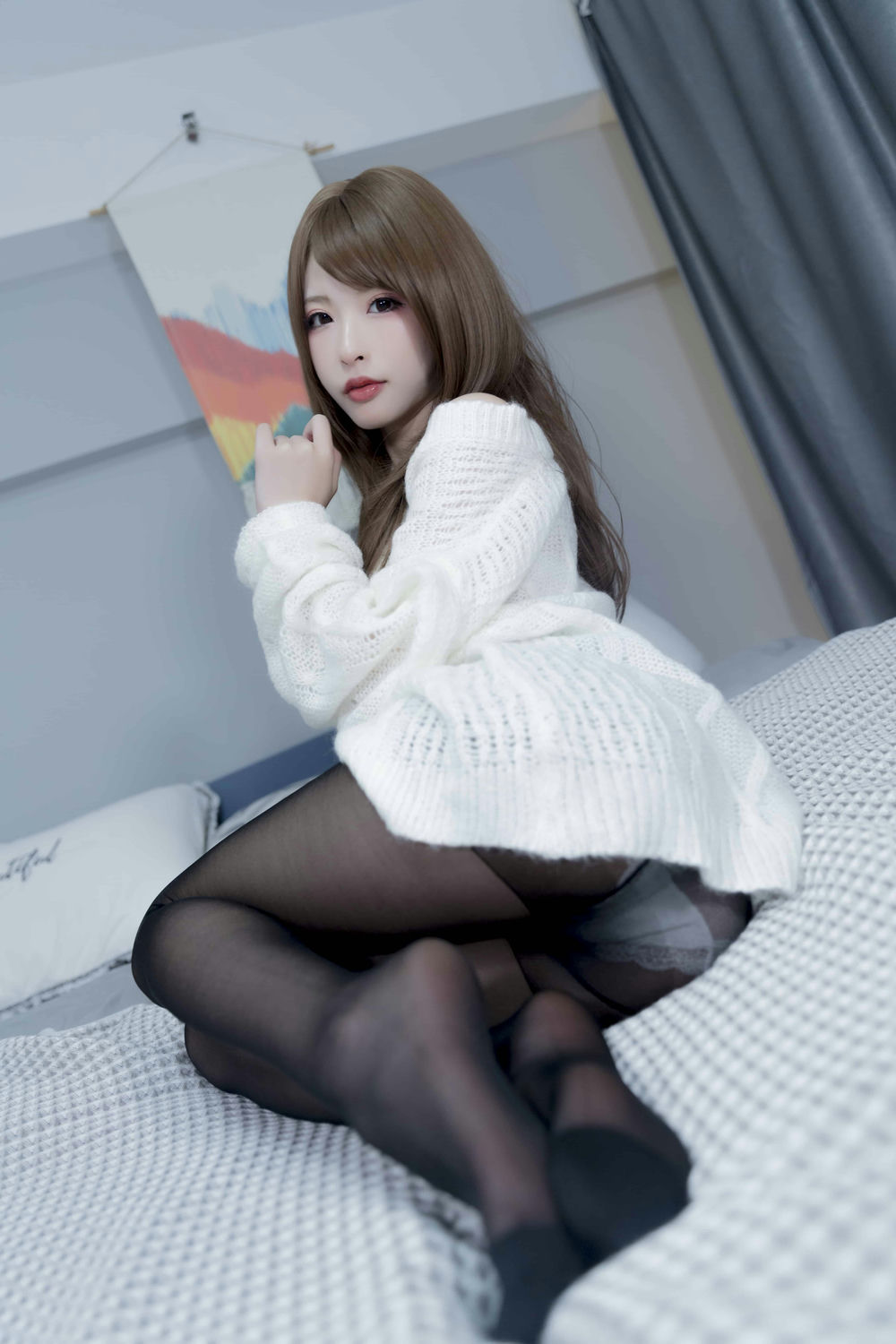 清水由乃 - 黑丝毛衣 [42P1V-377MB] - 第1张 - 机器猫次元