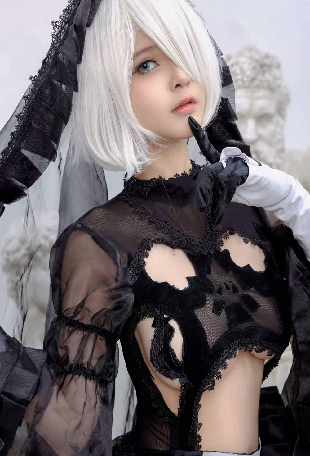 Azami - 黑纱套装2B小姐姐 [20P-220MB] - 第1张 - 机器猫次元