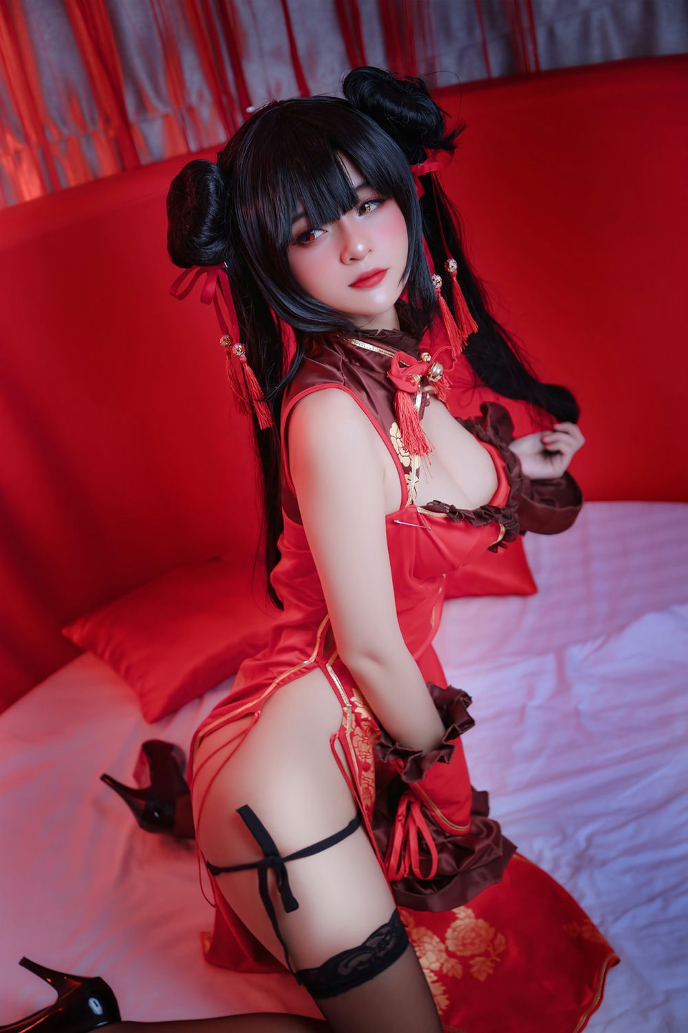Azami - 狂三旗袍 [14P-55MB] - 第1张 - 机器猫次元