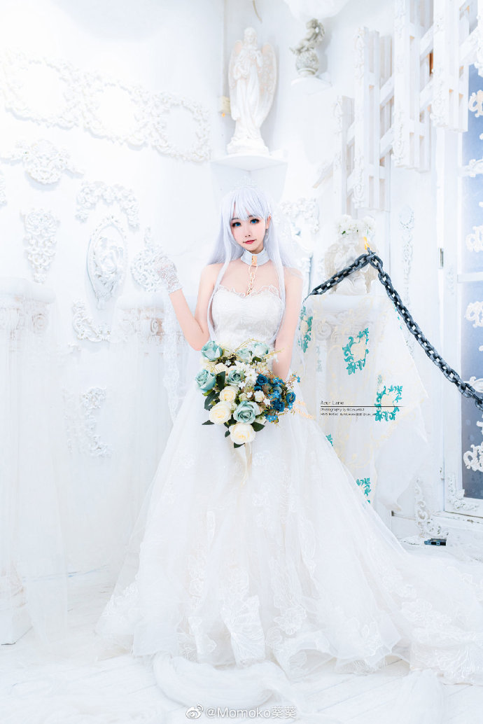 【COS正片】碧蓝航线贝尔法斯特花嫁cos 克拉达的誓约 Momoko葵葵 - 第2张 - 机器猫次元 【COS正片】碧蓝航线贝尔法斯特花嫁cos 克拉达的誓约 Momoko葵葵 - 第2张 - 机器猫次元