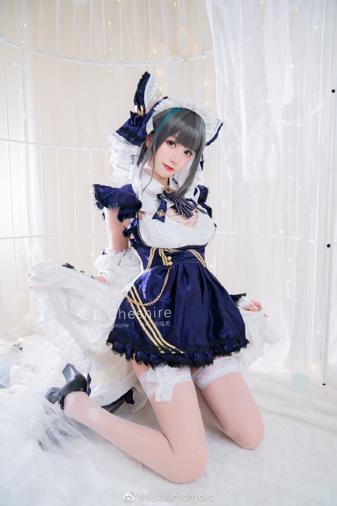 【COS正片】碧蓝航线柴郡原皮cos 甜美猫女仆哦 cn菠萝 - 第6张 - 机器猫次元 【COS正片】碧蓝航线柴郡原皮cos 甜美猫女仆哦 cn菠萝 - 第6张 - 机器猫次元