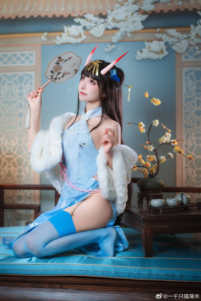 【COS正片】碧蓝航线能代 貅旗袍cos 冬雪沁香 cn千禾 - 第8张 - 机器猫次元 【COS正片】碧蓝航线能代 貅旗袍cos 冬雪沁香 cn千禾 - 第8张 - 机器猫次元