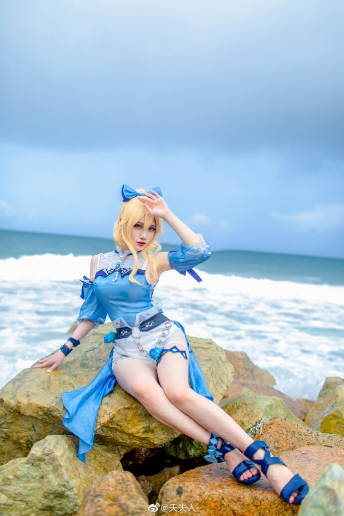 【COS正片】原神 芭芭拉和琴泳装夏日cos Momoko葵葵&天夫人 - 第8张 - 机器猫次元 【COS正片】原神 芭芭拉和琴泳装夏日cos Momoko葵葵&天夫人 - 第8张 - 机器猫次元