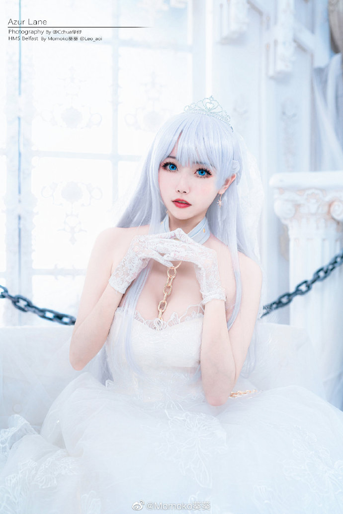 【COS正片】碧蓝航线贝尔法斯特花嫁cos 克拉达的誓约 Momoko葵葵 - 第6张 - 机器猫次元 【COS正片】碧蓝航线贝尔法斯特花嫁cos 克拉达的誓约 Momoko葵葵 - 第6张 - 机器猫次元
