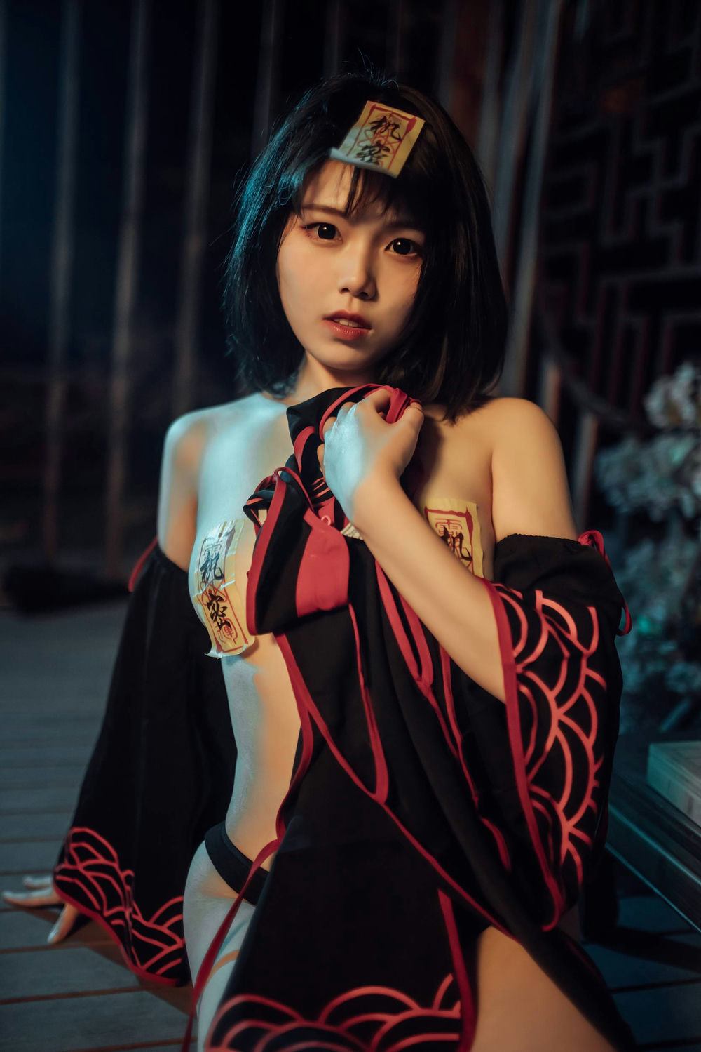 七月喵子 - 小僵尸 [22P79MB] - 第3张 - 机器猫次元