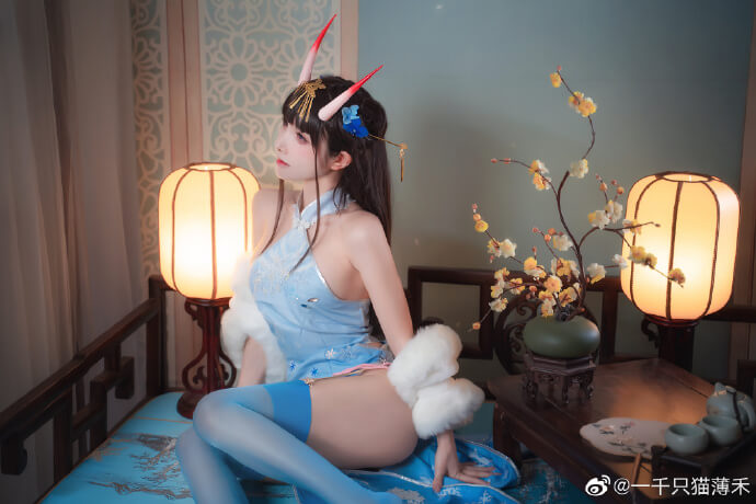 【COS正片】碧蓝航线能代 貅旗袍cos 冬雪沁香 cn千禾 - 第7张 - 机器猫次元 【COS正片】碧蓝航线能代 貅旗袍cos 冬雪沁香 cn千禾 - 第7张 - 机器猫次元