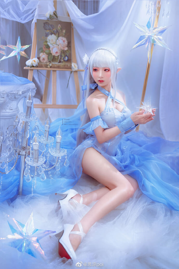 【COS正片】从零开始艾米莉亚EMT 爱蜜莉雅水晶礼服cos cn思涼poi - 第4张 - 机器猫次元 【COS正片】从零开始艾米莉亚EMT 爱蜜莉雅水晶礼服cos cn思涼poi - 第4张 - 机器猫次元