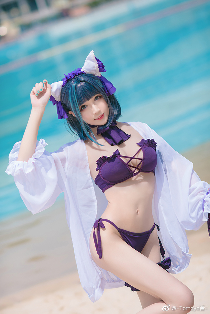 【COS正片】碧蓝航线柴郡泳装cos Dating Summer! Tomoyo酱 - 第3张 - 机器猫次元 【COS正片】碧蓝航线柴郡泳装cos Dating Summer! Tomoyo酱 - 第3张 - 机器猫次元