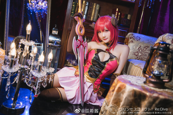 【COS正片】公主连结re:dive 魅魔伊绪cos cn瓜希酱