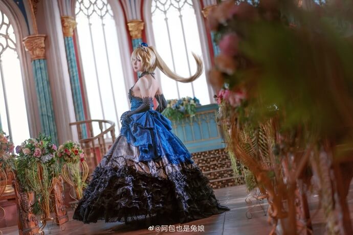 【COS正片】FGO贞德婚纱礼服cos cn阿包也是兔娘 - 第1张 - 机器猫次元 【COS正片】FGO贞德婚纱礼服cos cn阿包也是兔娘 - 第1张 - 机器猫次元