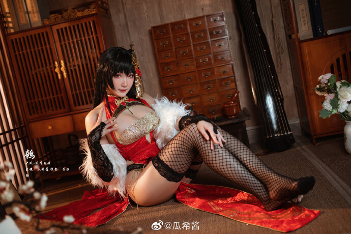 【COS正片】碧蓝航线大凤(鹩)旗袍cos 凤鸣春晓 cn瓜希酱 - 第8张 - 机器猫次元 【COS正片】碧蓝航线大凤(鹩)旗袍cos 凤鸣春晓 cn瓜希酱 - 第8张 - 机器猫次元