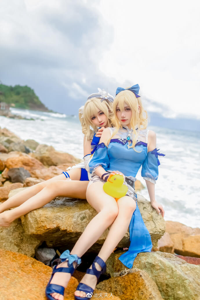 【COS正片】原神 芭芭拉和琴泳装夏日cos Momoko葵葵&天夫人 - 第7张 - 机器猫次元 【COS正片】原神 芭芭拉和琴泳装夏日cos Momoko葵葵&天夫人 - 第7张 - 机器猫次元