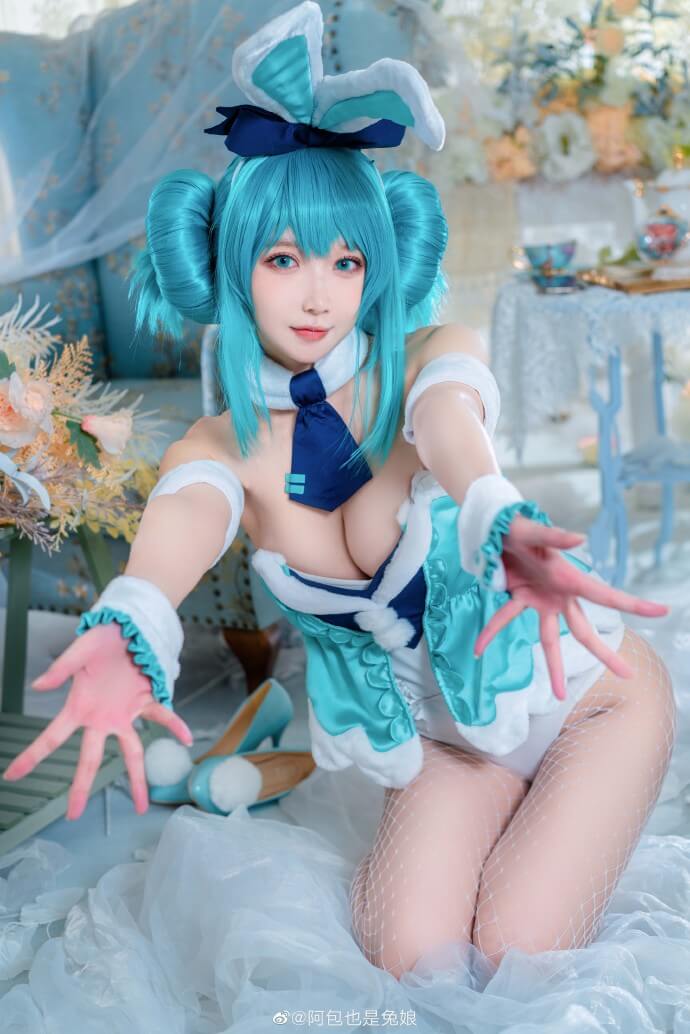 【COS正片】初音未来 miku白兔女郎Ver. cn阿包也是兔娘 - 第4张 - 机器猫次元 【COS正片】初音未来 miku白兔女郎Ver. cn阿包也是兔娘 - 第4张 - 机器猫次元