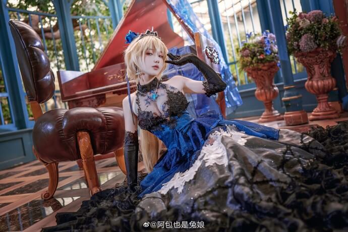 【COS正片】FGO贞德婚纱礼服cos cn阿包也是兔娘 - 第6张 - 机器猫次元 【COS正片】FGO贞德婚纱礼服cos cn阿包也是兔娘 - 第6张 - 机器猫次元
