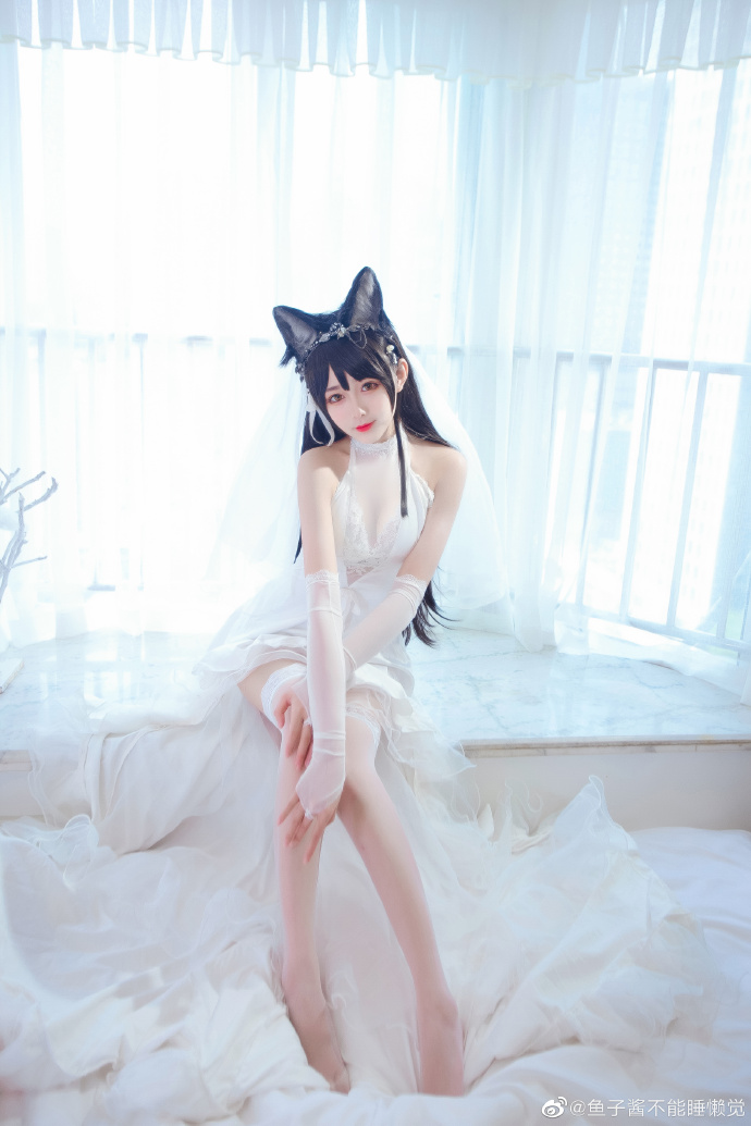 【COS正片】碧蓝航线爱宕白婚纱cos 纯白花嫁美丽无暇 - 第12张 - 机器猫次元 【COS正片】碧蓝航线爱宕白婚纱cos 纯白花嫁美丽无暇 - 第12张 - 机器猫次元