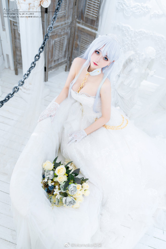 【COS正片】碧蓝航线贝尔法斯特花嫁cos 克拉达的誓约 Momoko葵葵 - 第5张 - 机器猫次元 【COS正片】碧蓝航线贝尔法斯特花嫁cos 克拉达的誓约 Momoko葵葵 - 第5张 - 机器猫次元