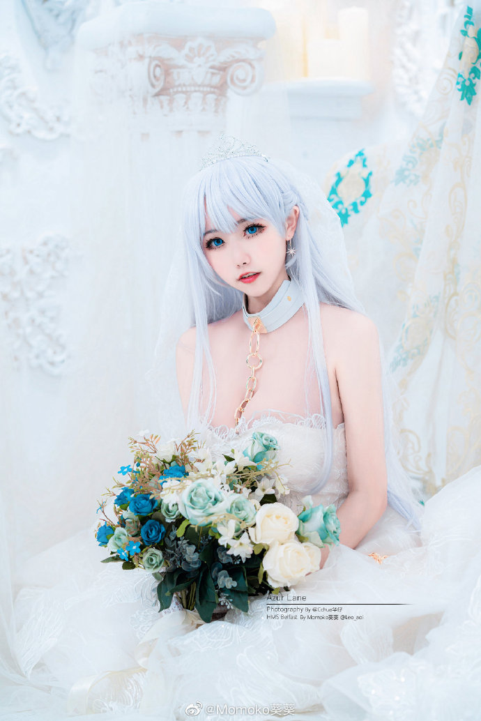 【COS正片】碧蓝航线贝尔法斯特花嫁cos 克拉达的誓约 Momoko葵葵 - 第7张 - 机器猫次元 【COS正片】碧蓝航线贝尔法斯特花嫁cos 克拉达的誓约 Momoko葵葵 - 第7张 - 机器猫次元
