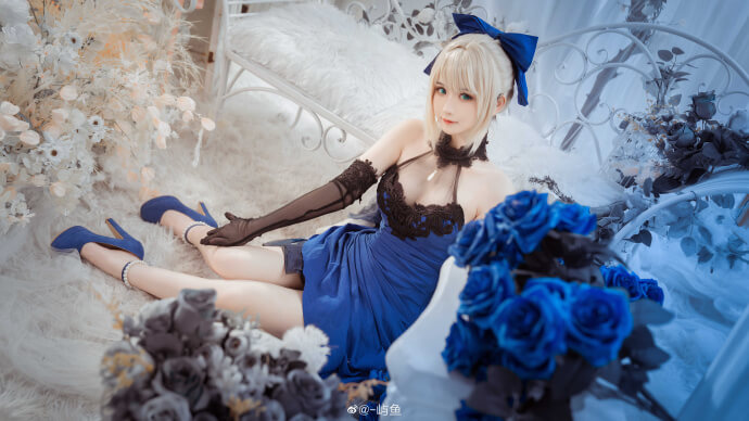 【COS正片】fate/extra阿尔托莉雅saber设定集蓝礼服ver cn屿鱼 - 第4张 - 机器猫次元 【COS正片】fate/extra阿尔托莉雅saber设定集蓝礼服ver cn屿鱼 - 第4张 - 机器猫次元