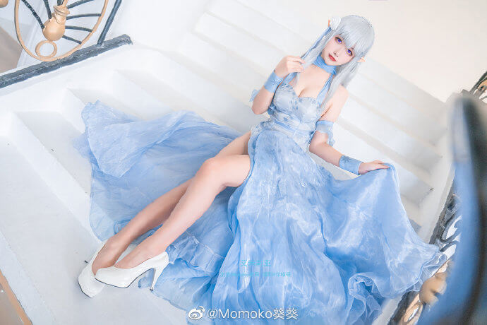 【COS正片】艾米莉亚EMT水晶礼服cos Momoko葵葵 - 第5张 - 机器猫次元 【COS正片】艾米莉亚EMT水晶礼服cos Momoko葵葵 - 第5张 - 机器猫次元