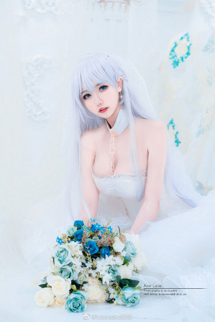 【COS正片】碧蓝航线贝尔法斯特花嫁cos 克拉达的誓约 Momoko葵葵 - 第9张 - 机器猫次元 【COS正片】碧蓝航线贝尔法斯特花嫁cos 克拉达的誓约 Momoko葵葵 - 第9张 - 机器猫次元