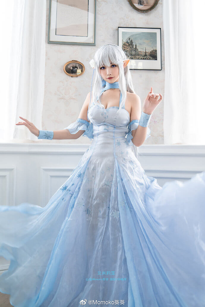 【COS正片】艾米莉亚EMT水晶礼服cos Momoko葵葵 - 第1张 - 机器猫次元 【COS正片】艾米莉亚EMT水晶礼服cos Momoko葵葵 - 第1张 - 机器猫次元