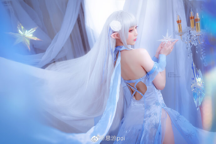 【COS正片】从零开始艾米莉亚EMT 爱蜜莉雅水晶礼服cos cn思涼poi - 第9张 - 机器猫次元 【COS正片】从零开始艾米莉亚EMT 爱蜜莉雅水晶礼服cos cn思涼poi - 第9张 - 机器猫次元
