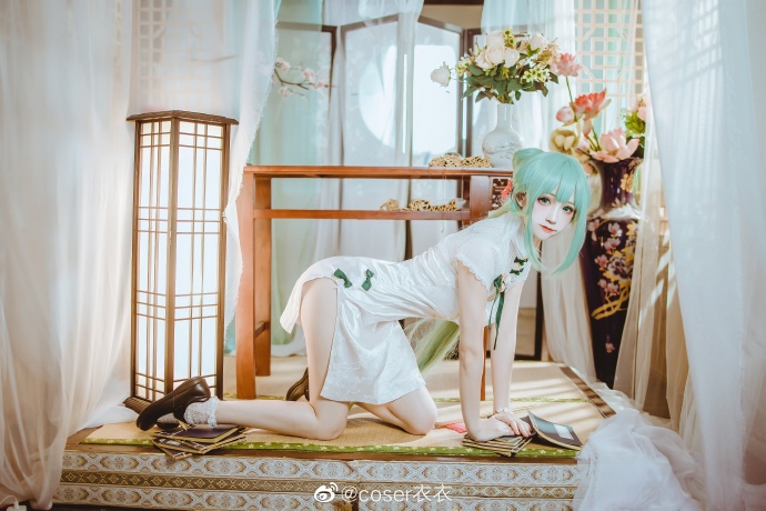 【COS正片】初音未来旗袍韶华ver,淡雅的迷人气质 coser衣衣 - 第5张 - 机器猫次元 【COS正片】初音未来旗袍韶华ver,淡雅的迷人气质 coser衣衣 - 第5张 - 机器猫次元