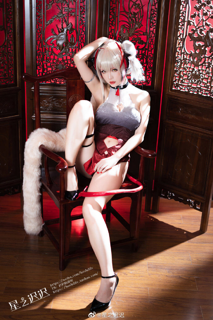 【COS正片】明日方舟W同人旗袍cos cn星之迟迟 - 第2张 - 机器猫次元 【COS正片】明日方舟W同人旗袍cos cn星之迟迟 - 第2张 - 机器猫次元