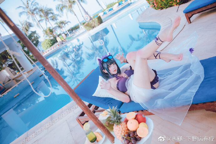 【COS正片】碧蓝航线4周年 柴郡泳装cos cn枣糕 - 第5张 - 机器猫次元 【COS正片】碧蓝航线4周年 柴郡泳装cos cn枣糕 - 第5张 - 机器猫次元