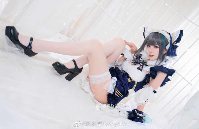 【COS正片】碧蓝航线柴郡原皮cos 甜美猫女仆哦 cn菠萝 - 第3张 - 机器猫次元 【COS正片】碧蓝航线柴郡原皮cos 甜美猫女仆哦 cn菠萝 - 第3张 - 机器猫次元