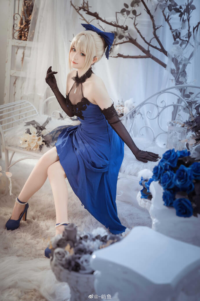 【COS正片】fate/extra阿尔托莉雅saber设定集蓝礼服ver cn屿鱼 - 第2张 - 机器猫次元 【COS正片】fate/extra阿尔托莉雅saber设定集蓝礼服ver cn屿鱼 - 第2张 - 机器猫次元