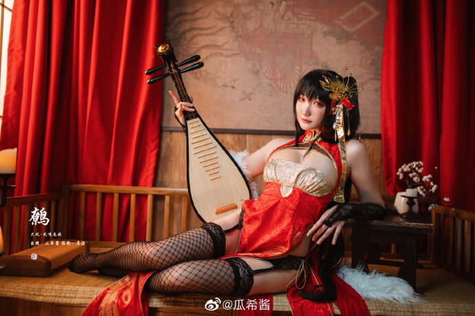 【COS正片】碧蓝航线大凤(鹩)旗袍cos 凤鸣春晓 cn瓜希酱 - 第5张 - 机器猫次元 【COS正片】碧蓝航线大凤(鹩)旗袍cos 凤鸣春晓 cn瓜希酱 - 第5张 - 机器猫次元