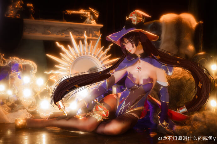 【COS正片】原神莫娜cos 光影的迷幻 cn不知道叫什么的咸鱼y - 第6张 - 机器猫次元