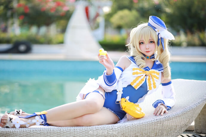 【COS正片】原神芭芭拉泳装cos 夏日泳装小集合 - 第5张 - 机器猫次元 【COS正片】原神芭芭拉泳装cos 夏日泳装小集合 - 第5张 - 机器猫次元