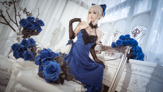【COS正片】fate/extra阿尔托莉雅saber设定集蓝礼服ver cn屿鱼 - 第1张 - 机器猫次元 【COS正片】fate/extra阿尔托莉雅saber设定集蓝礼服ver cn屿鱼 - 第1张 - 机器猫次元