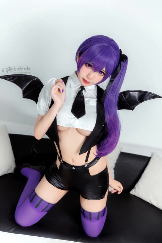 【COS正片】魔太郎小悪魔cos可爱又性感 cn桃之啾啾 - 第1张 - 机器猫次元 【COS正片】魔太郎小悪魔cos可爱又性感 cn桃之啾啾 - 第1张 - 机器猫次元