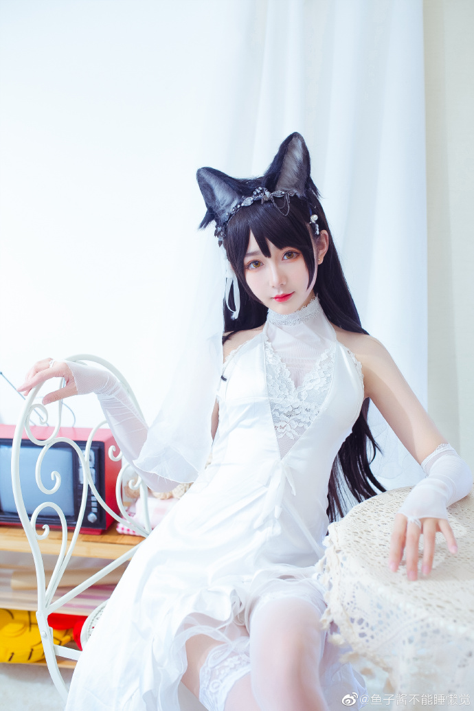 【COS正片】碧蓝航线爱宕白婚纱cos 纯白花嫁美丽无暇 - 第6张 - 机器猫次元 【COS正片】碧蓝航线爱宕白婚纱cos 纯白花嫁美丽无暇 - 第6张 - 机器猫次元