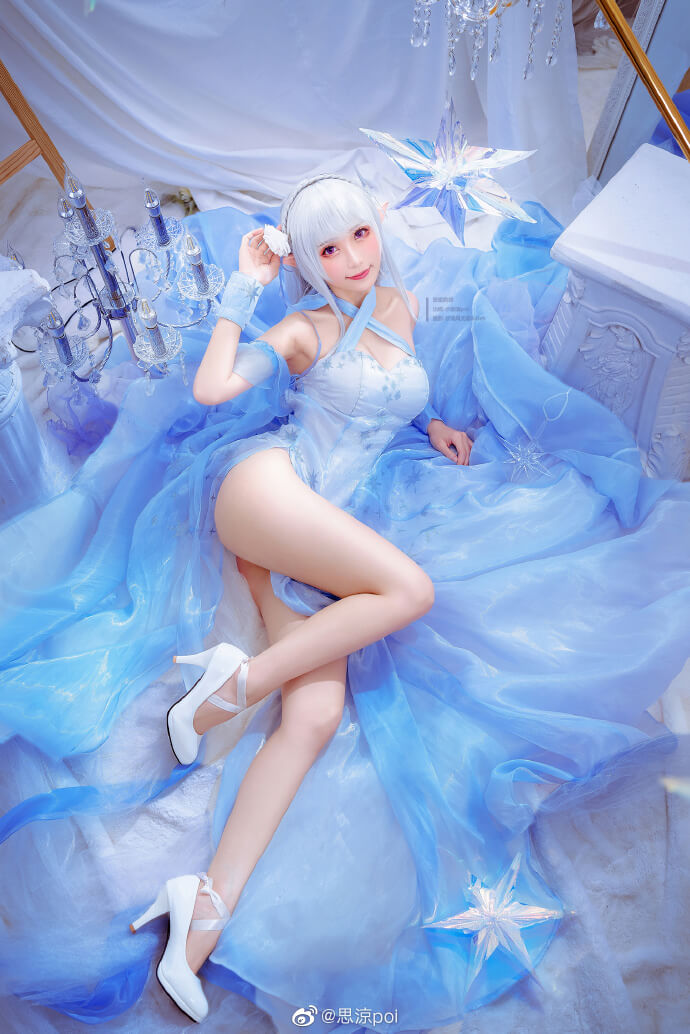 【COS正片】从零开始艾米莉亚EMT 爱蜜莉雅水晶礼服cos cn思涼poi - 第3张 - 机器猫次元 【COS正片】从零开始艾米莉亚EMT 爱蜜莉雅水晶礼服cos cn思涼poi - 第3张 - 机器猫次元