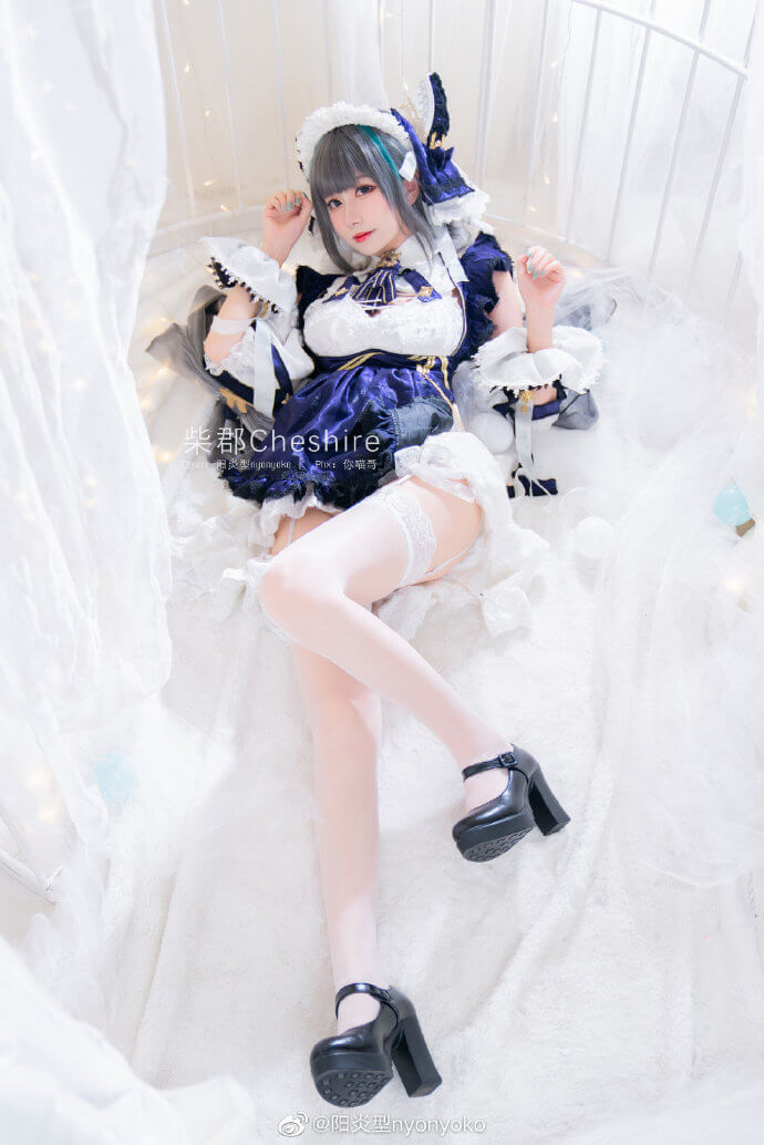 【COS正片】碧蓝航线柴郡原皮cos 甜美猫女仆哦 cn菠萝 - 第5张 - 机器猫次元 【COS正片】碧蓝航线柴郡原皮cos 甜美猫女仆哦 cn菠萝 - 第5张 - 机器猫次元