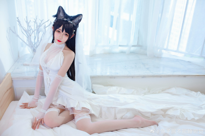 【COS正片】碧蓝航线爱宕白婚纱cos 纯白花嫁美丽无暇 - 第4张 - 机器猫次元 【COS正片】碧蓝航线爱宕白婚纱cos 纯白花嫁美丽无暇 - 第4张 - 机器猫次元