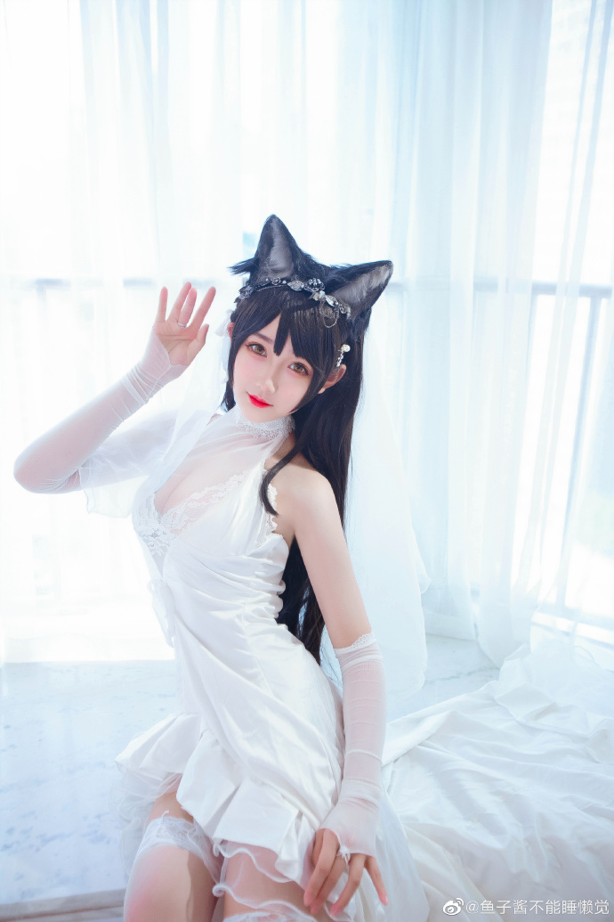 【COS正片】碧蓝航线爱宕白婚纱cos 纯白花嫁美丽无暇 - 第7张 - 机器猫次元 【COS正片】碧蓝航线爱宕白婚纱cos 纯白花嫁美丽无暇 - 第7张 - 机器猫次元