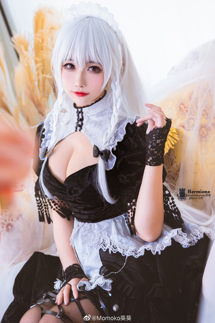 【COS正片】碧蓝航线赫敏cos 理想的完美女仆 Momoko葵葵 - 第1张 - 机器猫次元 【COS正片】碧蓝航线赫敏cos 理想的完美女仆 Momoko葵葵 - 第1张 - 机器猫次元