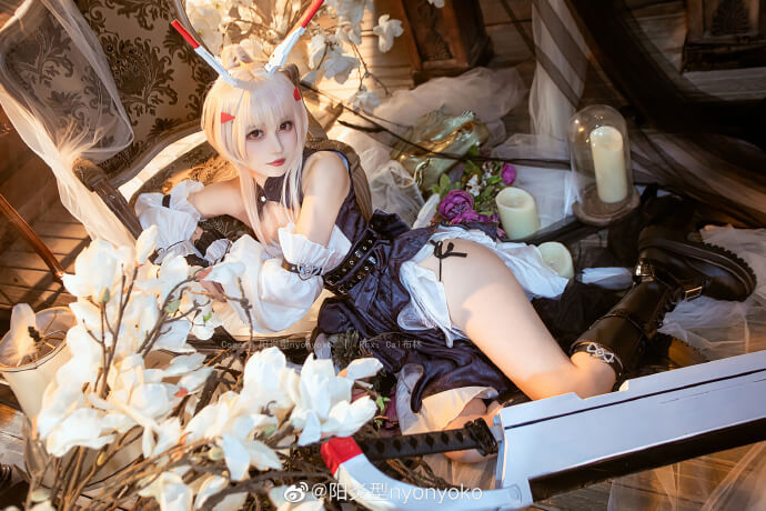 【COS正片】碧蓝航线绫波 柚 黯然礼服cos cn菠萝 阳炎型nyonyoko - 第12张 - 机器猫次元 【COS正片】碧蓝航线绫波 柚 黯然礼服cos cn菠萝 阳炎型nyonyoko - 第12张 - 机器猫次元