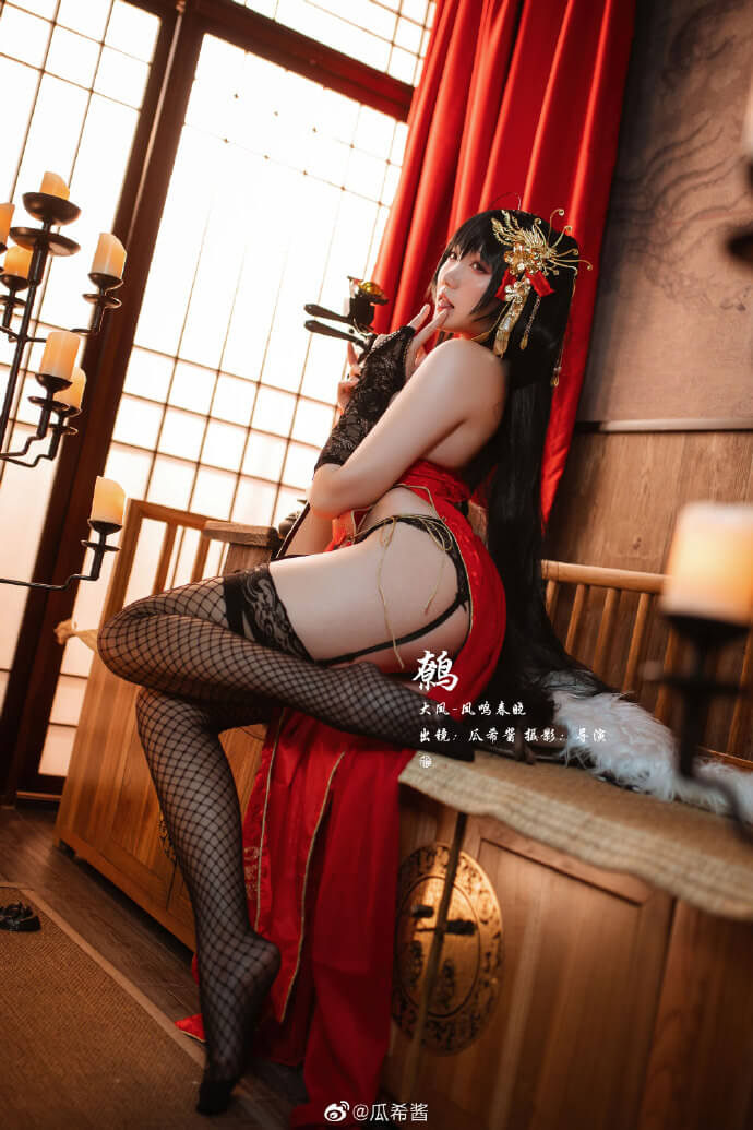 【COS正片】碧蓝航线大凤(鹩)旗袍cos 凤鸣春晓 cn瓜希酱 - 第3张 - 机器猫次元 【COS正片】碧蓝航线大凤(鹩)旗袍cos 凤鸣春晓 cn瓜希酱 - 第3张 - 机器猫次元