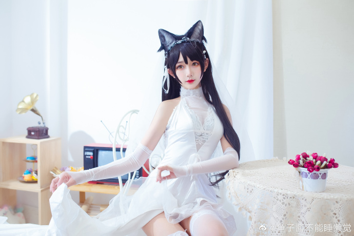 【COS正片】碧蓝航线爱宕白婚纱cos 纯白花嫁美丽无暇 - 第17张 - 机器猫次元 【COS正片】碧蓝航线爱宕白婚纱cos 纯白花嫁美丽无暇 - 第17张 - 机器猫次元