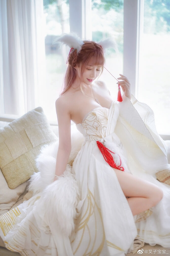 【COS正片】逆水寒白灵雪魅cos 美若天仙的小狐狸 cn叉子宝宝 - 第2张 - 机器猫次元 【COS正片】逆水寒白灵雪魅cos 美若天仙的小狐狸 cn叉子宝宝 - 第2张 - 机器猫次元