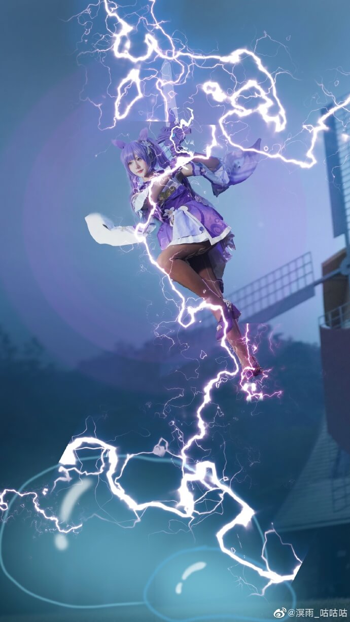 【COS正片】原神刻晴cos 可爱少女惊艳超还原剑法 cn溟雨_咕咕咕 - 第4张 - 机器猫次元 【COS正片】原神刻晴cos 可爱少女惊艳超还原剑法 cn溟雨_咕咕咕 - 第4张 - 机器猫次元
