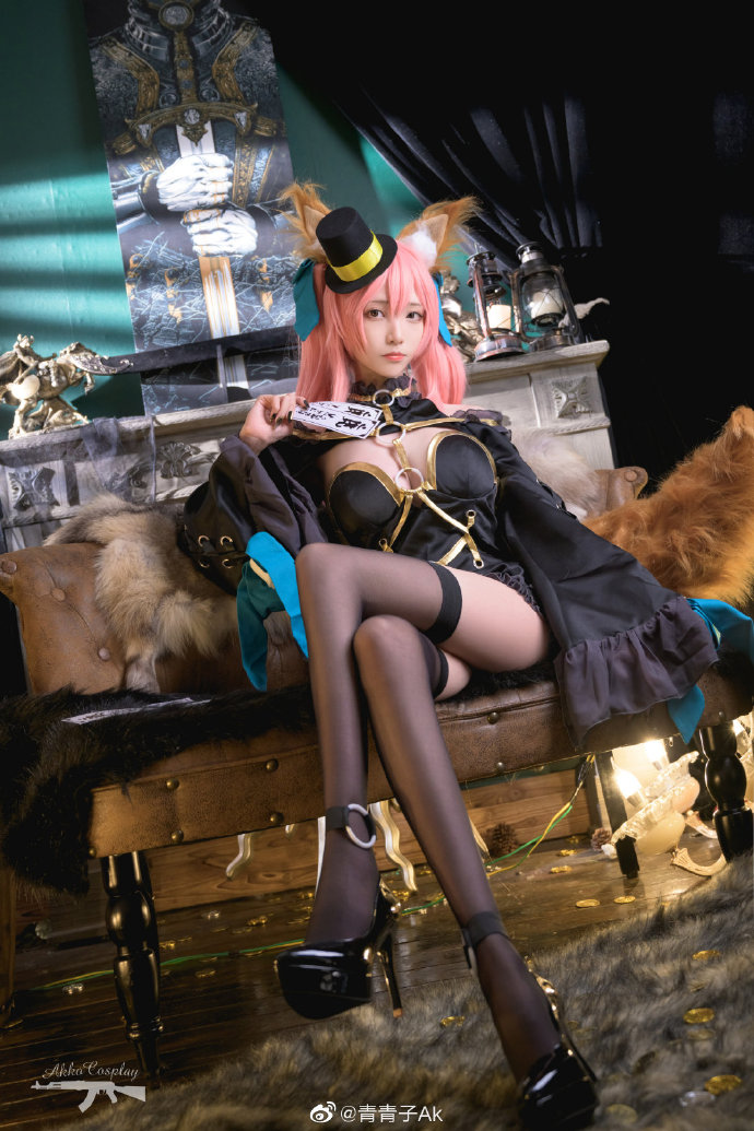 【COS正片】Fate/grandorder漆黑魔术师玉藻前cos CN青青子Ak - 第1张 - 机器猫次元 【COS正片】Fate/grandorder漆黑魔术师玉藻前cos CN青青子Ak - 第1张 - 机器猫次元