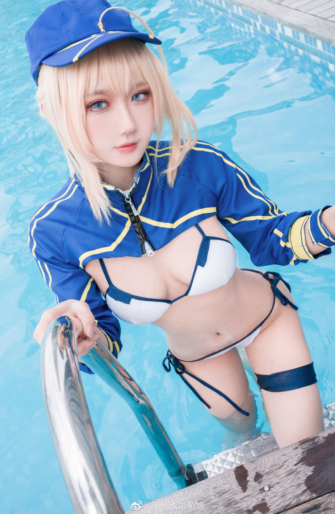 【COS正片】fate/grandorder迷之女主角呆毛泳装cos美萌气质 cn阿包也是兔娘 - 第5张 - 机器猫次元 【COS正片】fate/grandorder迷之女主角呆毛泳装cos美萌气质 cn阿包也是兔娘 - 第5张 - 机器猫次元