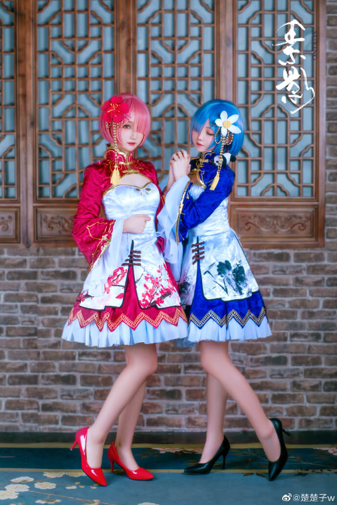 【COS正片】从零开始拉姆蕾姆旗袍cos cn鹤祈&楚楚子 - 第7张 - 机器猫次元 【COS正片】从零开始拉姆蕾姆旗袍cos cn鹤祈&楚楚子 - 第7张 - 机器猫次元